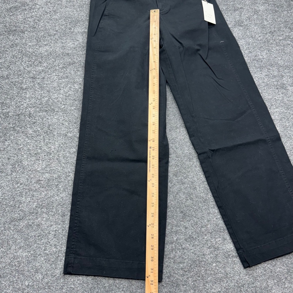 A New Day Womens High Rise Straight Leg Stretch Trousers Black Size 2 Regular - Picture 4 of 12
